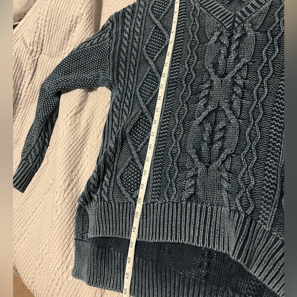 Pilcro by Anthropologie Distressed Cable Knit Sweater - Picture 5 of 5